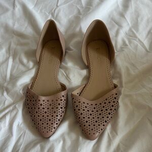 Nude Laser-Cut Flats